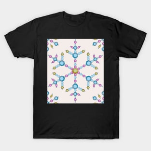 Faux Diamante Snowflakes T-Shirt